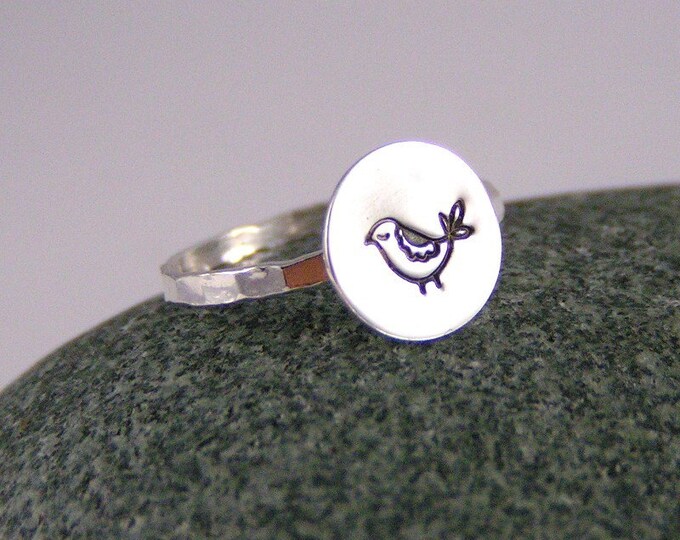Sterling Silver Little Bird Ring...her Name is Paprika Etsy