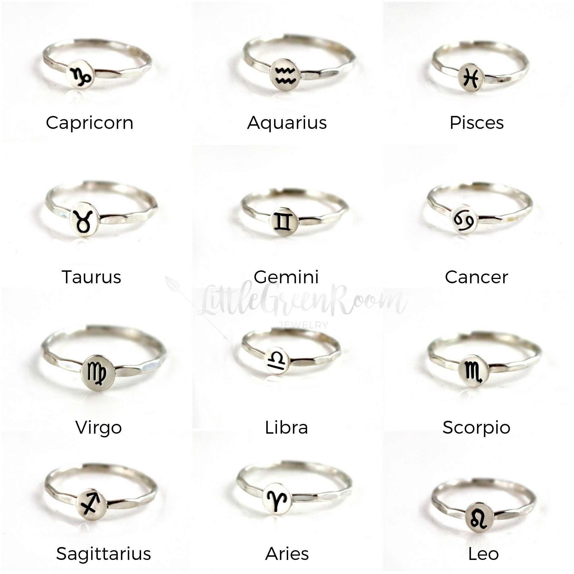 Zodiac Sign Rings | Just Saying Fashion & Accessories