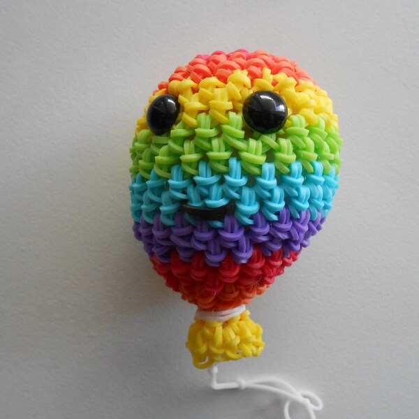 Rainbow Loom Loomigurumi Rainbow ballon