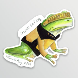 La Frog Vinyl Sticker