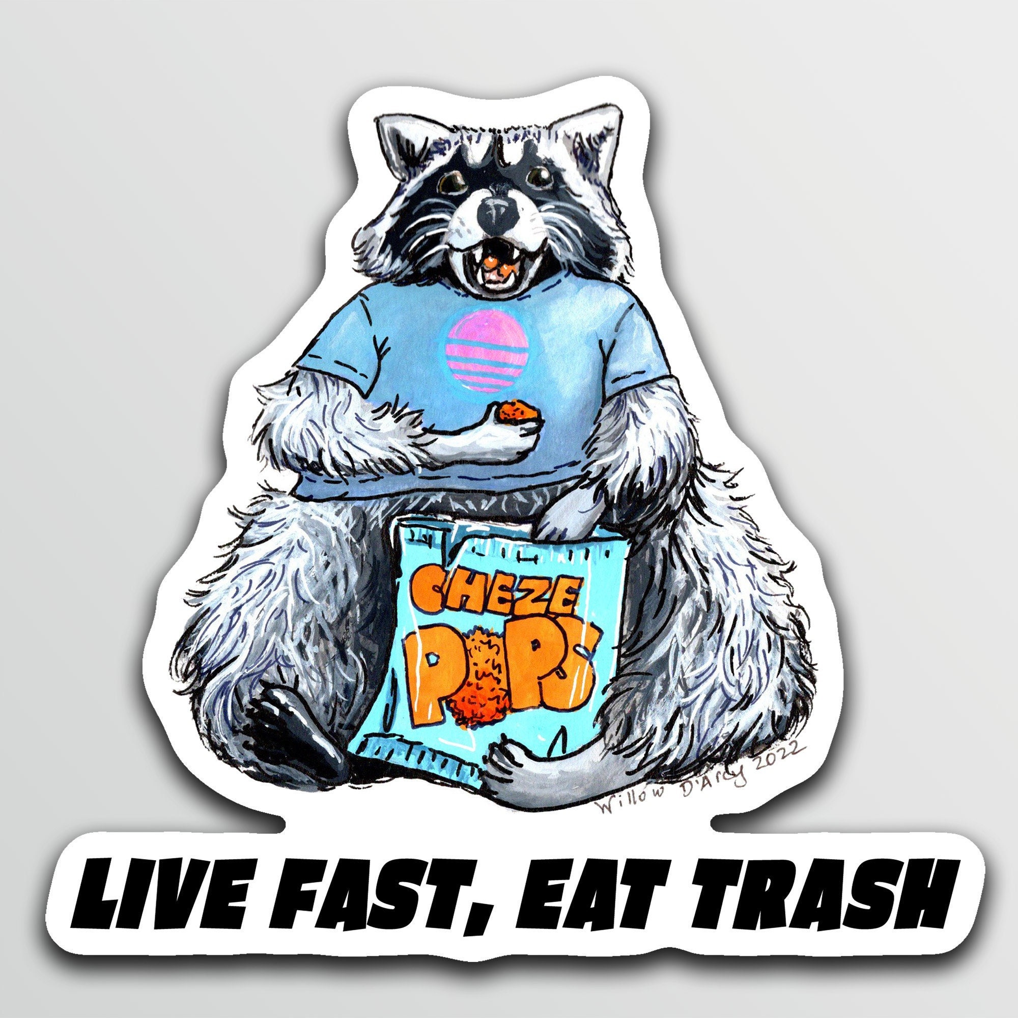 Live Fast! Eat Trash! | Pin