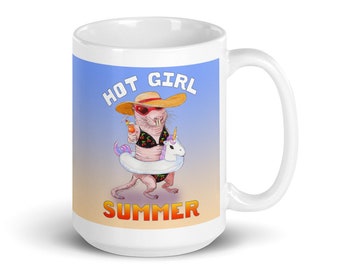 Hot Girl Summer Naked Mole Rat in Bikini Mug