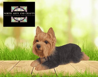 Quiet Loyalty – Yorkshire Terrier Resin Figurine For Home, Garden & Indoor/Outdoor Decor