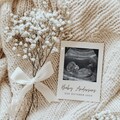 Minimalist Pregnancy Announcement Template Modern Baby Reveal Digital Social Media Reveal Neutral Baby Announcement Ideas Editable Template