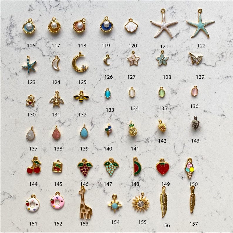 Charm Necklacebuild Your Own Custom Necklace personalized Charm