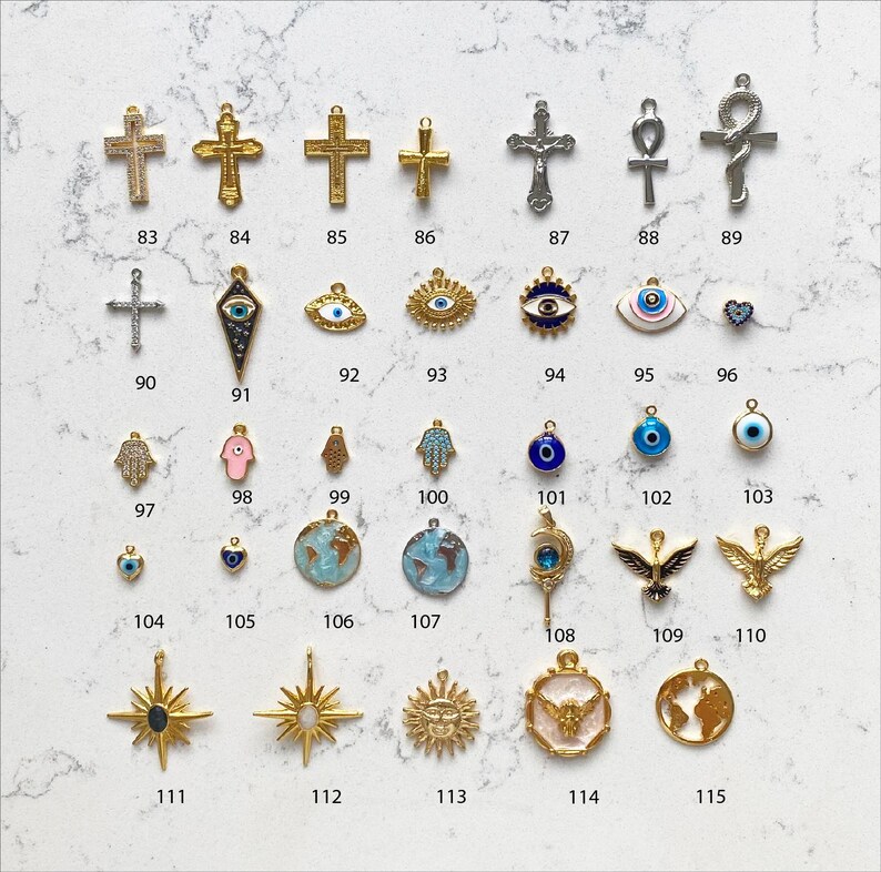 Charm Necklacebuild Your Own Custom Necklace personalized Charm