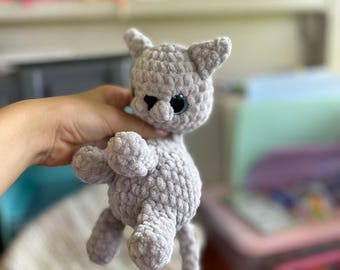 Kip the Kitten Crochet Pattern PDF | Cute Amigurumi Cat Plush Pattern | Beginner Friendly Kawaii Kitten | Digital Download Toy Pattern