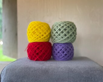 Soft Acrylic Yarn Skein: Crochet & Knitting Projects