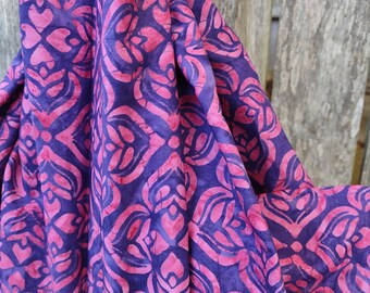 Batik cotton midwifery sling -- Alhambra