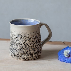 Kubek ręcznie robiony 10 uncji &quot;Wodospad&quot; Kubek ceramiczny do kawy Kubek kamionkowy Ceramika toczona na kole garncarskim