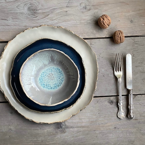 Ceramic Dinnerware Set Wedding Gifts for Couplepottery Etsy Israel