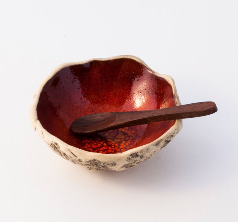 Salt Bowl Sky Blue Ceramic Bowl Gift Ideas Modern Pottery Pottery Bowl Sauce Bowl Handmade Spice Bowl Sushi Bowl