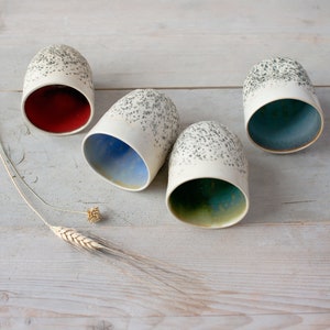 Handmade Tumbler Ceramic cup Coffee cup Colourful pottery