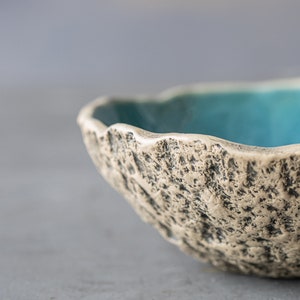 Set of 2 ceramic bowls Dessert bowl Ice cream bowls Organic stoneware Handmade ceramics Handmade with love image 2