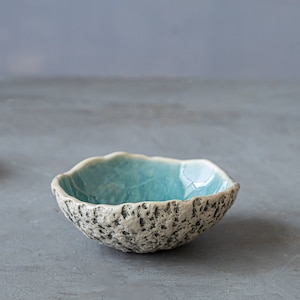Tapas bowl SET OF TWO Handmade ceramics Snack bowl Condiments bowl Dipping bowl Colourful tableware