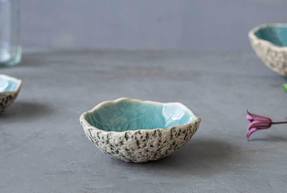 Tapas bowl SET OF TWO Handmade ceramics Snack bowl Condiments bowl Dipping bowl Colourful tableware