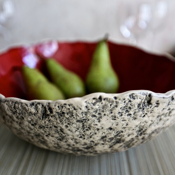 Ceramic Salad Bowl Etsy