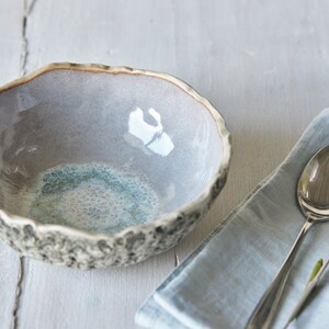 SET of 4 Ceramic soup bowls 6.3/16cm Handmade pottery Ramen bowls Dinnerware image 8