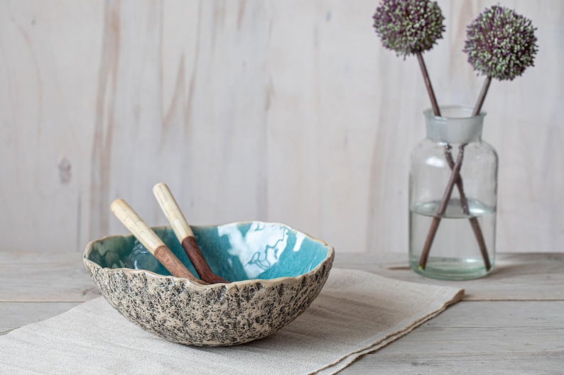 The Best Salad Bowl Dishwasher Safe Handmade Ceramics Organic Etsy
