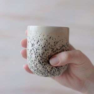Ceramic Tumbler Coffee cup Wine tumbler Wheel thrown pottery Organic shaped cup