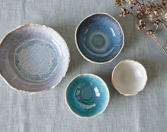 Stacking bowls Nesting bowls Modern bowls Modern ceramics Handmade with passion