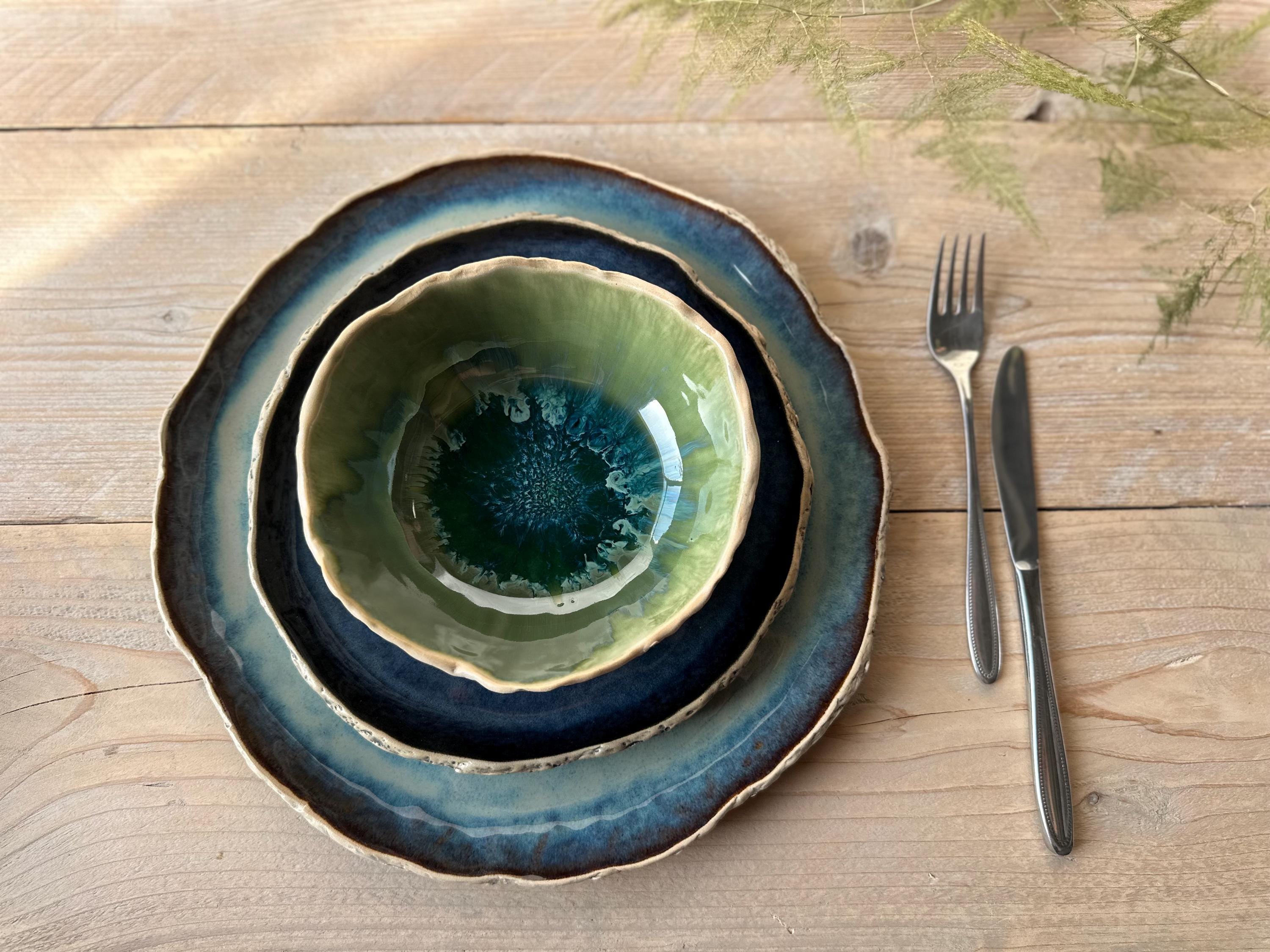 Playa Set Di Stoviglie In Ceramica Lucida Da 16 Pezzi | Vancasso - 9