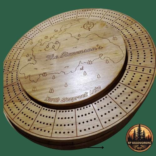 Cribbage Board With Storage - CNC Files + Project Guide (digital ...