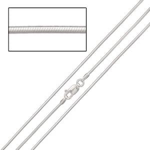 16 - 24" Sterling Snake Chain