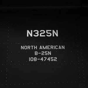 B25 ID Plate