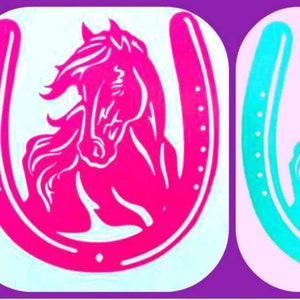 Horse Decal, Horse Sticker, Window Decal, Tumbler Yeti Decal, Vinyl Decal Sticker, Laptop Decal, Water Bottle - You Choose Color and Size