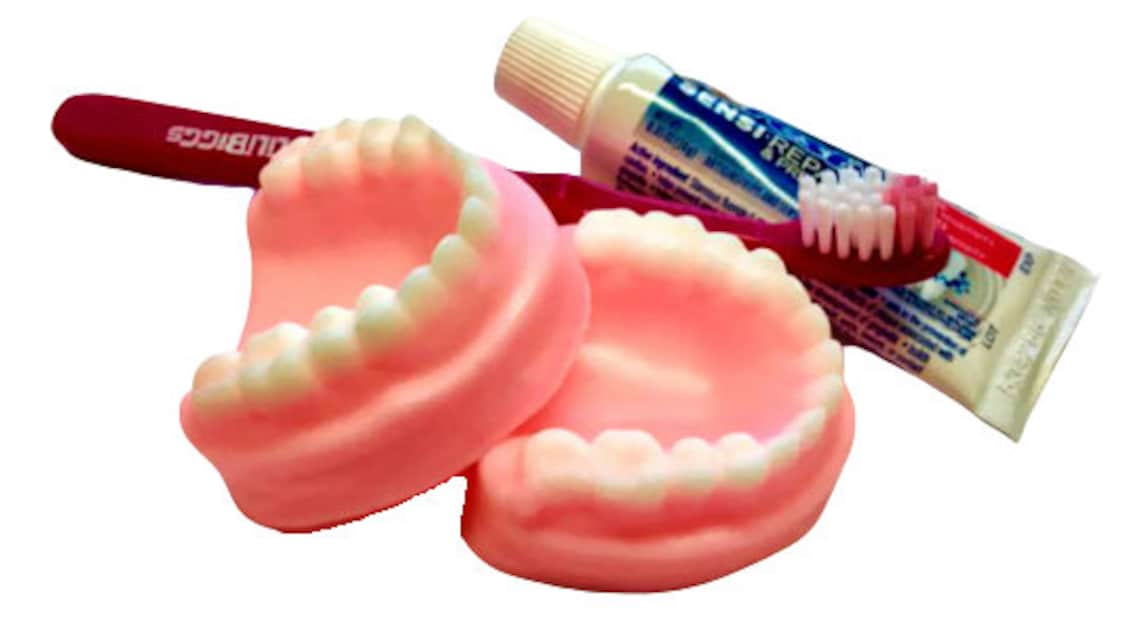 Denture Soap Set False Teeth Gag Gift Tooth Soap Prank Etsy