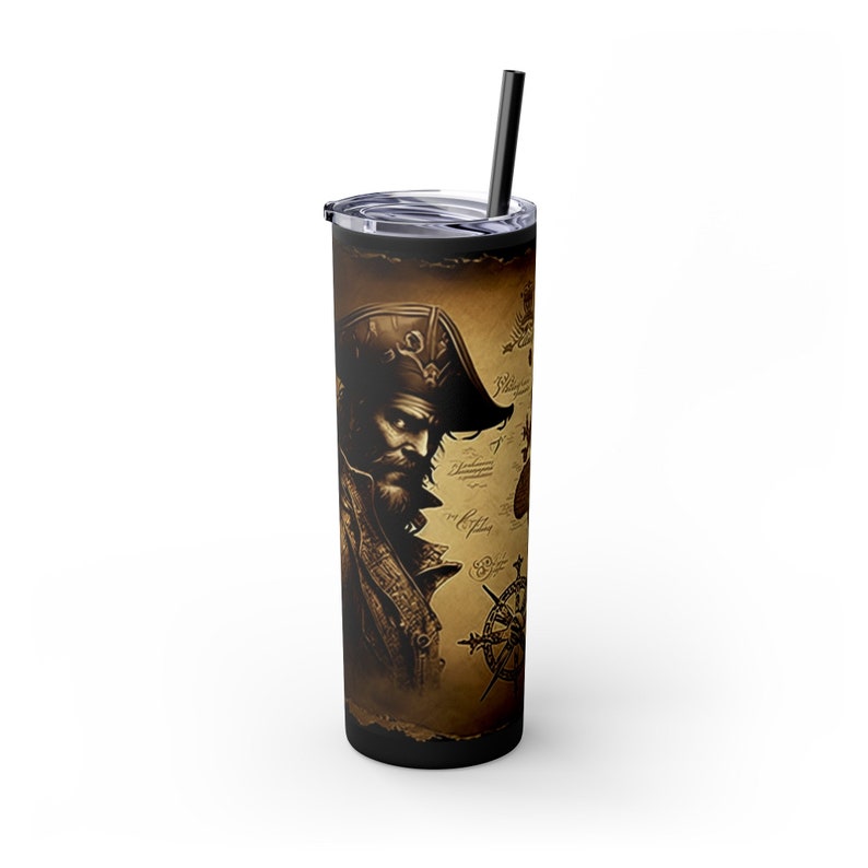 Pirate Treasure Map Tumbler Wrap Sublimation Transfer Ready to Press 20 oz Straight Pirates Tumbler Wrap, Ocean, Sub Transfer image 8