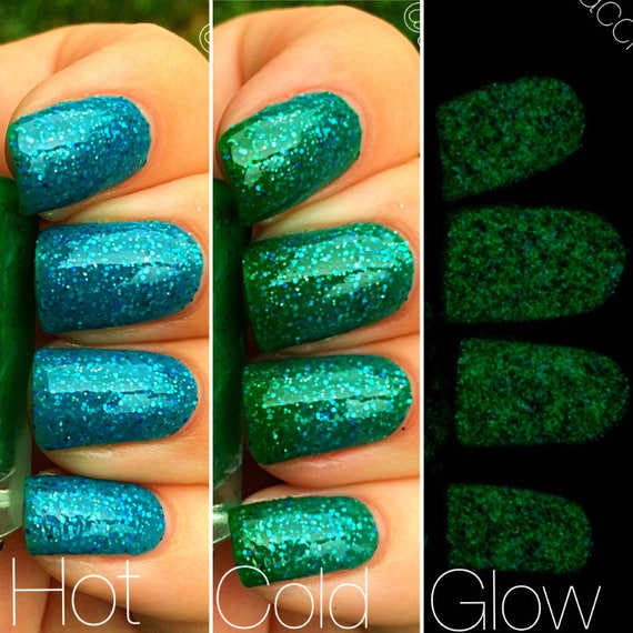 green glow in the dark nail polish