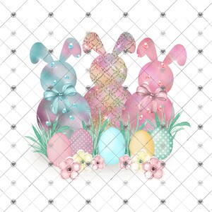 Easter Bunny Sublimation Transfer, Easter Sublimation, Bunnies Transfer, Rabbit Sub Image, Easter Bunny, Easter Eggs, Rabbit, Ready to Use