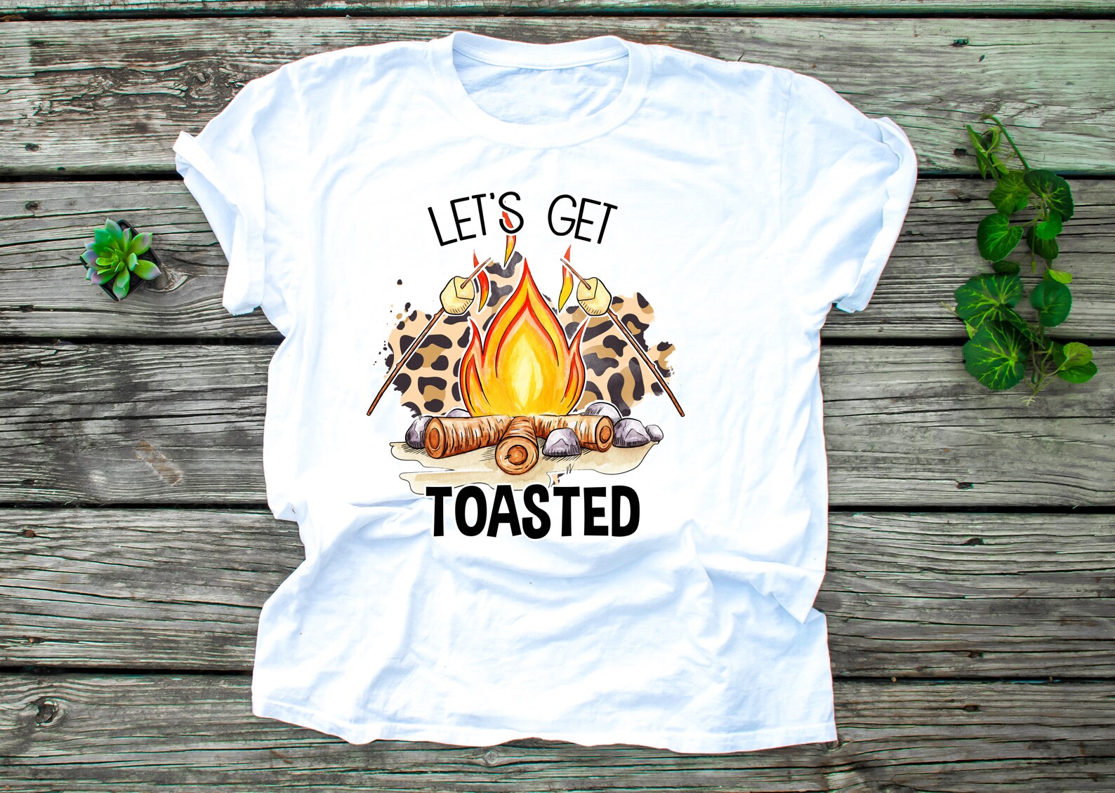 Let's Get Toasted Camping Ready to Press Sublimation - Etsy