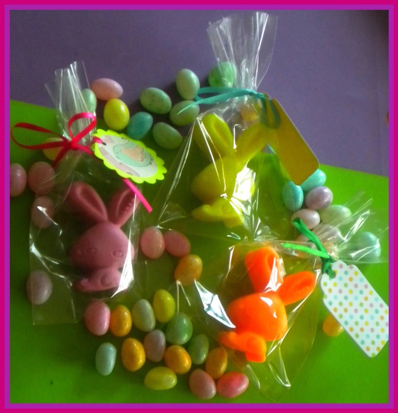 Easter Basket Filler Soap Easter Bunny Rabbit Set of 3 Etsy
