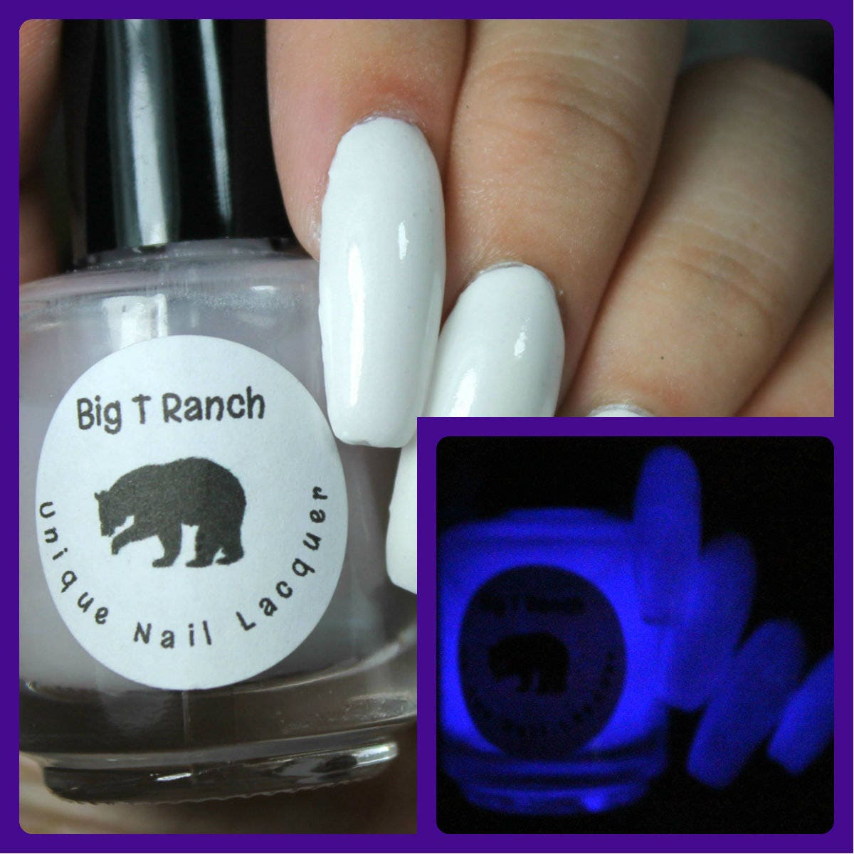 Purple glow in the dark nail polish Clearance