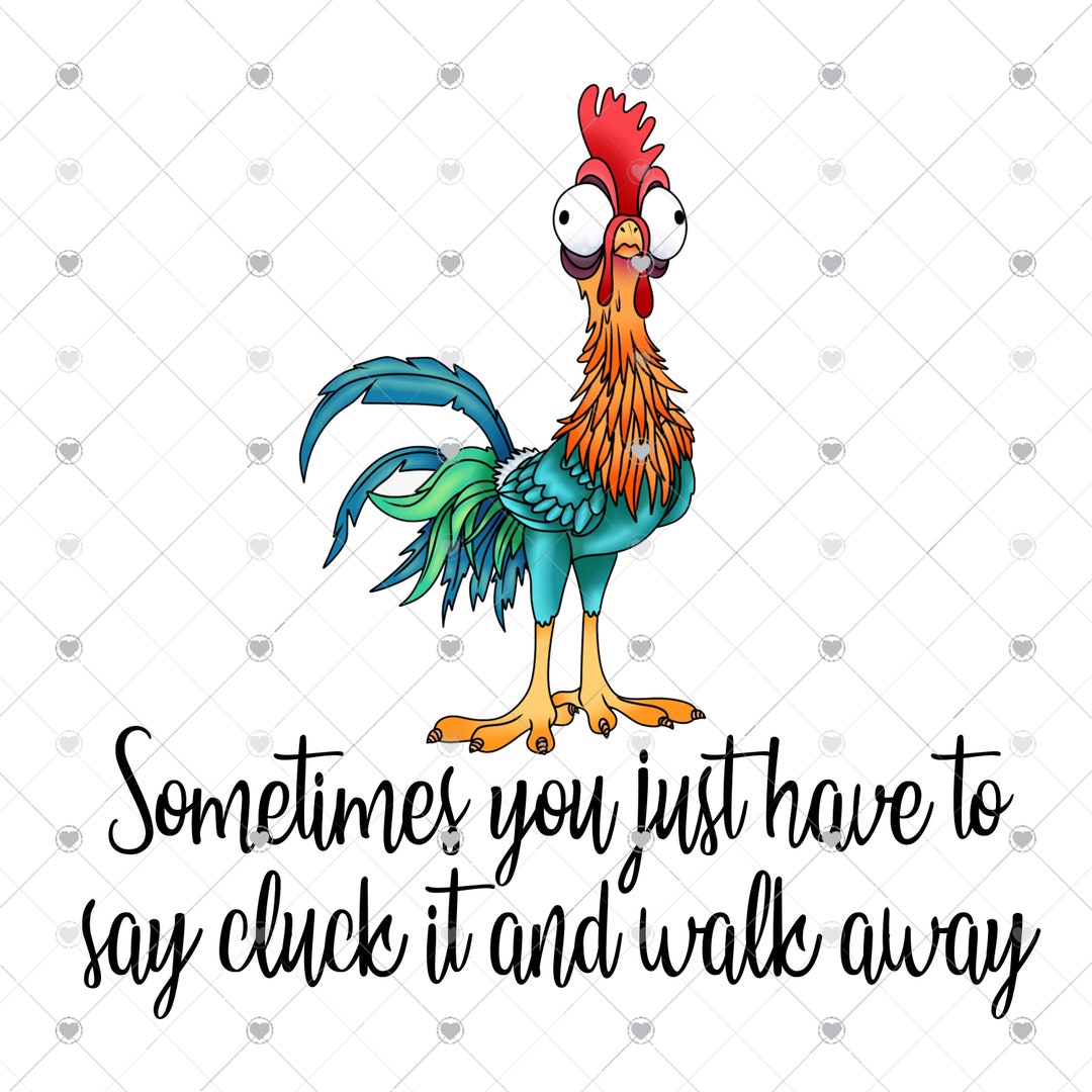 Chicken Cluck It Sublimation Transfer Chickens Chicken - Etsy