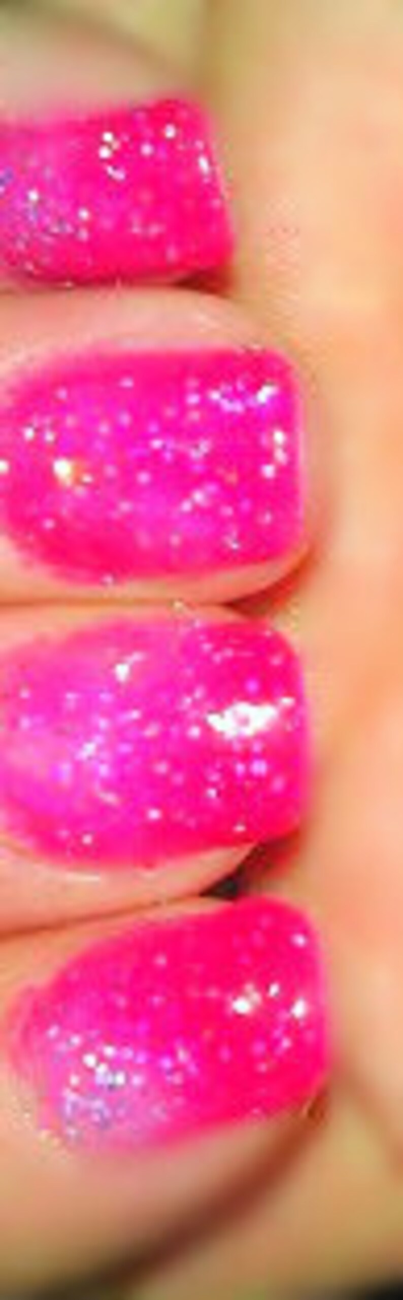 Color Changing Glitter Nail Polish Mood Nail Polish Cherry | Etsy