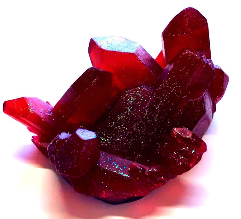 Ruby Red Geode Crystal Rock Soap FREE U.S. SHIPPING | Etsy