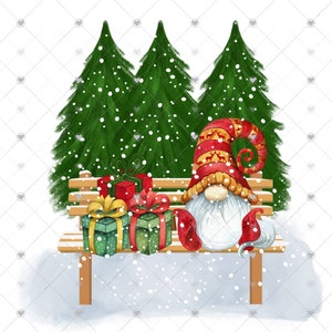 Winter Christmas Gnomes Sublimation Transfer, Christmas Printed Sub Transfer, Gnome Sublimation Design, Ready to Use, Gnome, Gnomes, Holiday