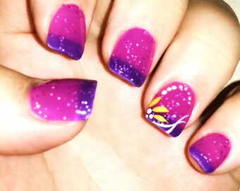 Color Changing Thermal Nail Polish - "Echo" - Temperature Changing-Custom Blended Polish/Lacquer -FREE U.S. SHIPPING