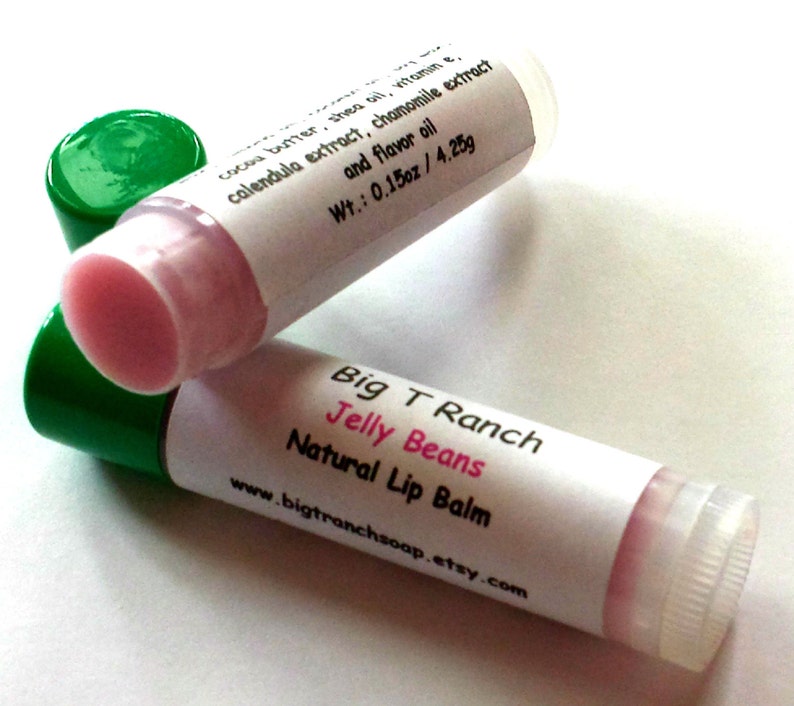 Lip Balm All Natural Jelly Beans Kids Lip Gloss Etsy