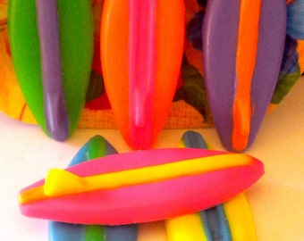 Soap - Surf Boards - 6 Soaps - Party Favors - Birthdays - Luaus - Free U.S. Shipping - Tropical Parites