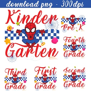 Back to School Super Hero Bundle PNG, Teacher Shirt, First Day of School PNG, Checkered Teacher Png, 1st/2nd/3rd Grade, Pre-k, Kindergarten