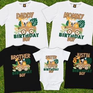 Safari Family Matching Shirts, Safari Birthday Outfit, Family Safari Shirts, Birthday Family Shirt, Birthday Boy wild, Safari Birthday Boy