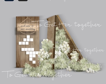 Procreate Wedding Illustration: Sketch Blocks Elements (Photoshop PSD)