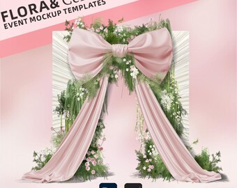 Wedding Arch Fabric Mockup: DIY Event Design Tools (Digital Download)