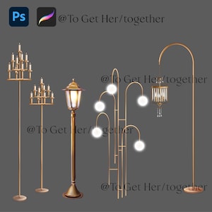 Procreate Interior Design Sketch Blocks: Wedding Planner Templates (Digital Templates)