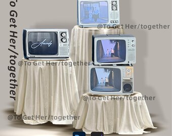Wedding Venue Mockup Template | Beige Fabric TV (Digital Model)